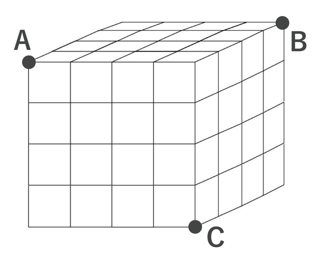 64個の小立方体